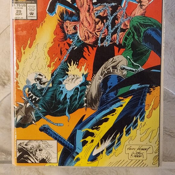 Ghost Rider #29 (1991) Marvel Comics, Andy Kubert & Joe Kubert - Picture 14 of 14